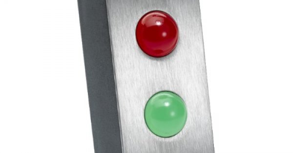 Ics Tlm Range Led Indicator Plate Gang Ss Red Green